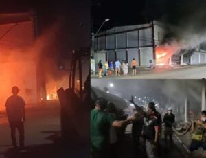 Incêndio atinge supermercado Ponto Frio em São Gabriel da Cachoeira; veja vídeo