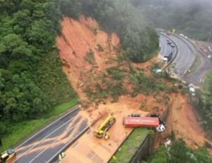 Geólogos dizem que a BR-376 já apresentava risco de deslizamento antes de temporal