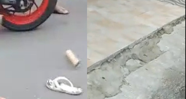 Chinelo, pedra e voadeira: ladrão da Comunidade Jesus Me Deu recebe “carinho” da população; veja vídeo