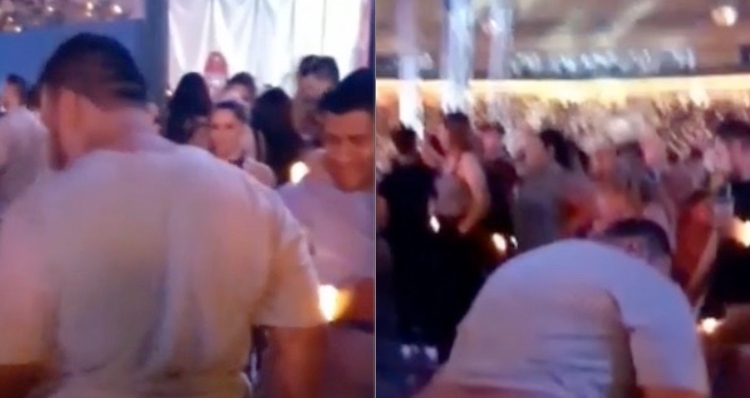 Para chamar atenção de Gustavvo Lima, fã bêbado mostra tob4 no meio da Arena da Amazônia; veja vídeo