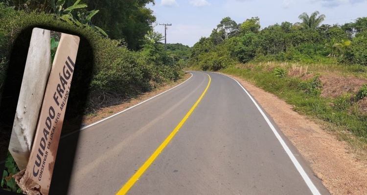 Jovem encontra bebê recém-nascido em caixa de papelão jogado na estrada de Iranduba
