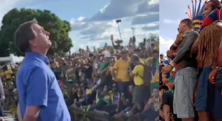Bolsonaro fala com manifestantes pela 1º vez: “Se Deus quiser, tudo dará certo no momento oportuno”; veja vídeo