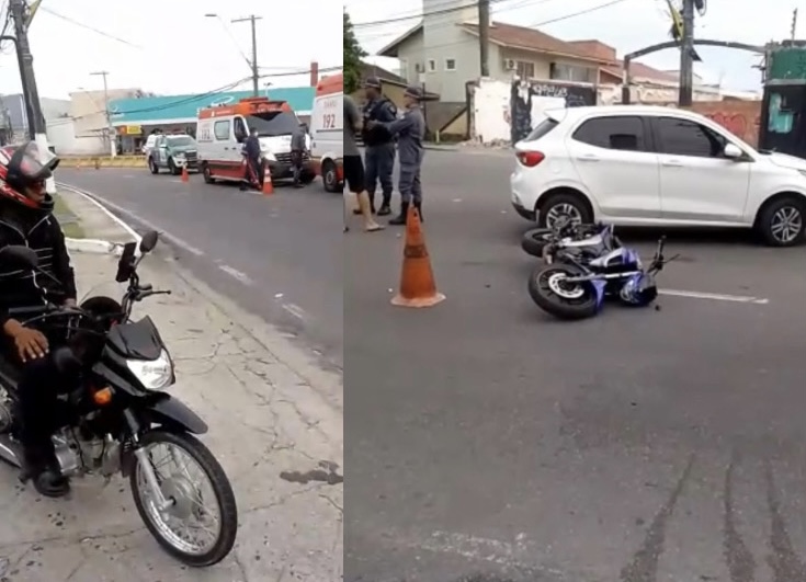 Motoqueiro m0rre após bater contra poste no bairro Flores; veja vídeo