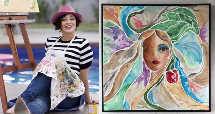 A diva das Artes: Eliane Mezari leva Expressionismo Amazonense para exposições na Europa