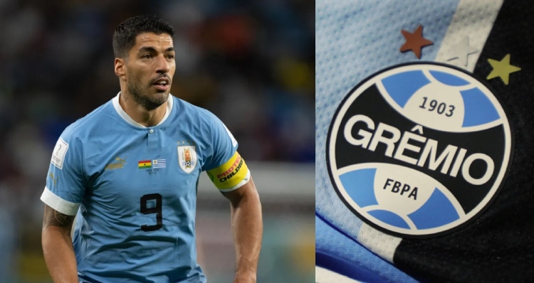 Suárez pensa em firmar contrato para jogar no Grêmio, diz dirigente do clube