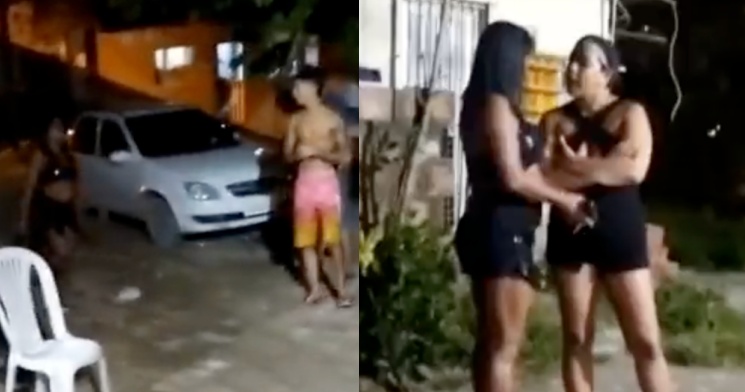 Mulher esquece o espírito natalino e mete a bicud4 no bucho da amiga talarica após a ceia; veja vídeo