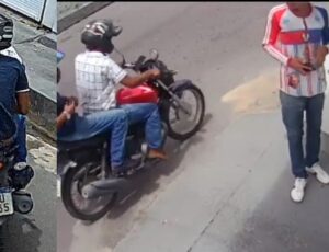Revoltante: trabalhador é assaltado na porta de casa no bairro Zumbi 2; veja vídeo