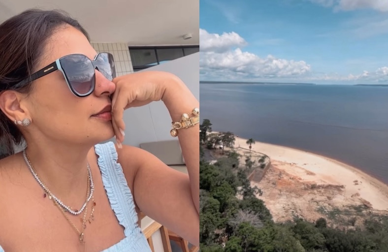 ”O dedo de Deus tá sobre essa cidade”, diz Simone Mendes sobre belezas naturais de Manaus