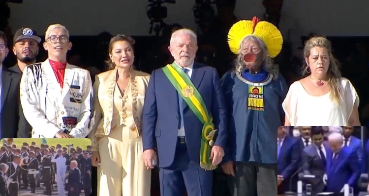 Durante posse, Lula esquece de saudar à bandeira, não canta o Hino Nacional e erra juramento; veja vídeos