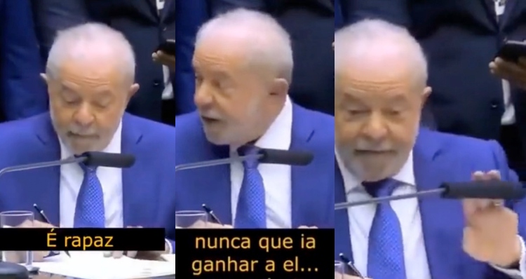 Escapou: ‘É rapaz, nunca que eu ia ganhar a eleição’, diz Lula sem saber que estava sendo filmado
