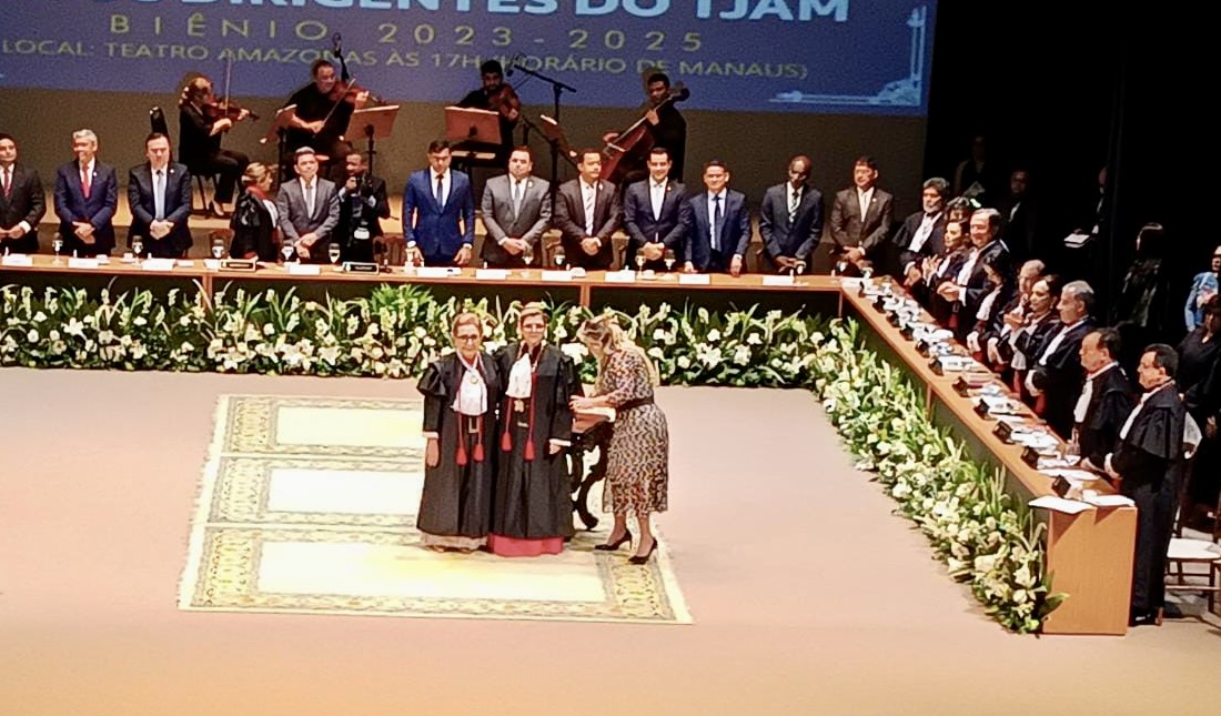 Com posse de nova presidente e vice, é a primeira vez na história que o TJ-AM é liderado por desembargadoras
