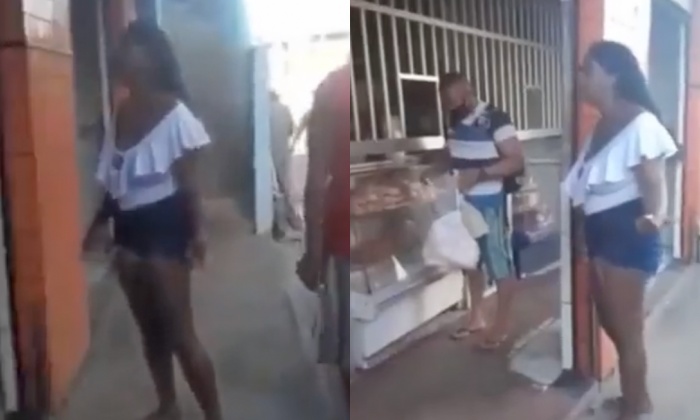 “Quem é você na fila do pão?”, diz mulher antes de sair no s0co com rival na padaria; veja vídeo