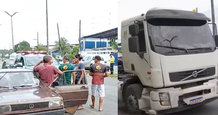 Urgente: homem m0rre após ser atropel4do por caminhão no bairro Novo Aleixo