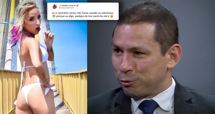 Dandara Show, ex-Arlequina de Manaus, revela ser ‘louca’ por Marcelo Ramos e fãs torcem pelo casal