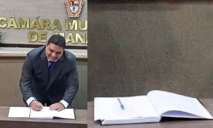 Presidente da Câmara Municipal de Manaus abre investigação após livro de posse sumir