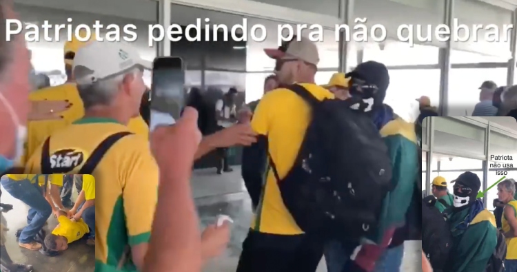 Patriotas denunciam ‘black blocks’ infiltrados durante ocupação em Brasília; veja vídeos