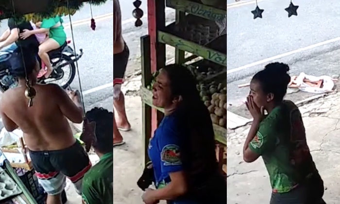 Tragédia: motorista bêbado atr0pela família e mãe m0rre na frente da filha pequena; veja vídeo