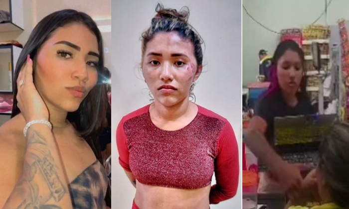 Blindada abusada que tocava o terror na Zona Norte de Manaus leva surr4 e termina presa; veja vídeos