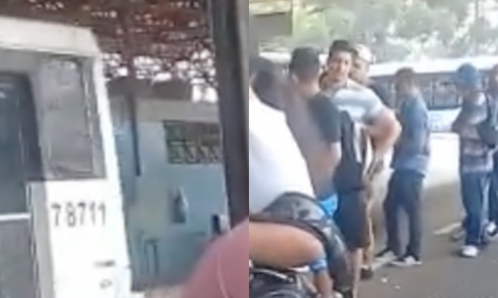 Casal fogoso se despede de forma picante no meio do terminal e viraliza; veja vídeo