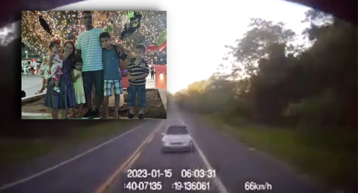 Vídeo chocante mostra momento que seis pessoas da mesma família m0rrem em acidente na estrada; veja