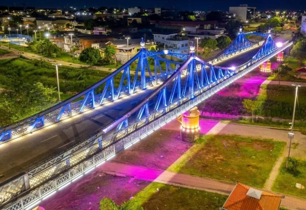Ponte 7 de Setembro se destaca com novo visual após 10 anos na zona Sul de Manaus