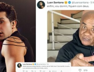 Twitter de Luan Santana é hackeado por fã de Kid Bengala na madrugada; veja fotos