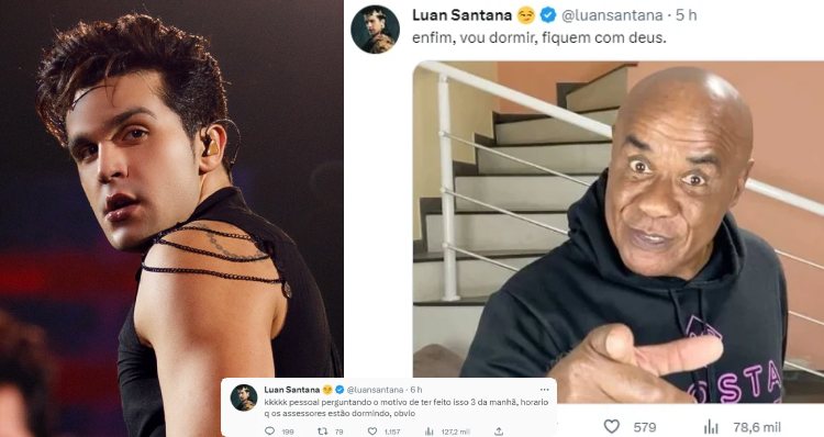 Twitter de Luan Santana é hackeado por fã de Kid Bengala na madrugada; veja fotos
