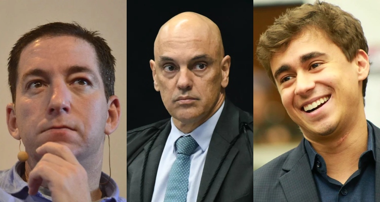 Após críticas de Greenwald, Moraes volta atrás e determina reativação das contas de Nikolas Ferreira