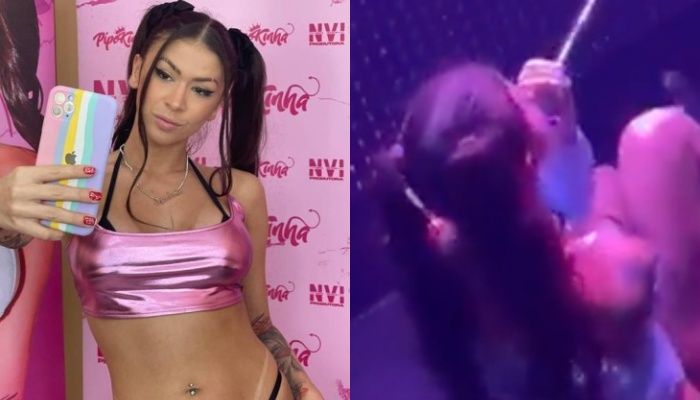 Sextou: fã invade palco e ‘cai de b0ca’ em MC Pipokinha; veja vídeo