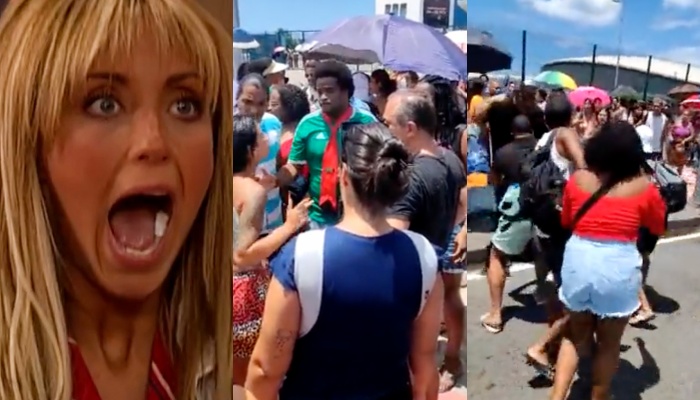 ‘Cavala’ voa na cara de novinha abus4da que queria furar fila do RBD; veja vídeo