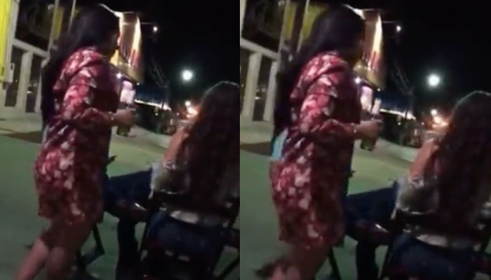Mulher abandona resguardo para ‘prestar contas’ com amiga talarica no meio do bar; veja vídeo