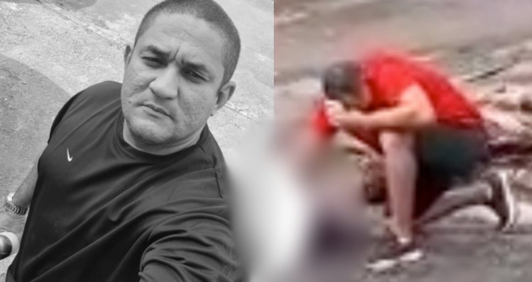 Desespero e luto: irmão de segurança desaba ao ver familiar m0rto por bandidos em Manaus; veja vídeo