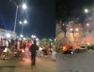 Após 5 dias sem água, moradores do Jorge Teixeira fazem protesto e cobram solução