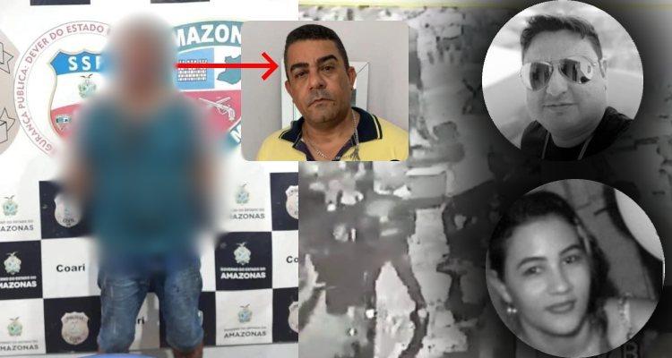 Antes de ser preso, empresário “traído” que m4tou casal em Coari recebeu “carinho” da população; veja