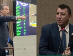 Marcelo Serafim acusa Sassá de extorsão durante cobrança de assinaturas para CPI da Águas de Manaus; veja vídeo