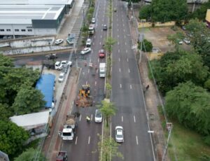 Trecho da avenida Djalma Batista será interditado nas duas vias a partir de quarta-feira (15)