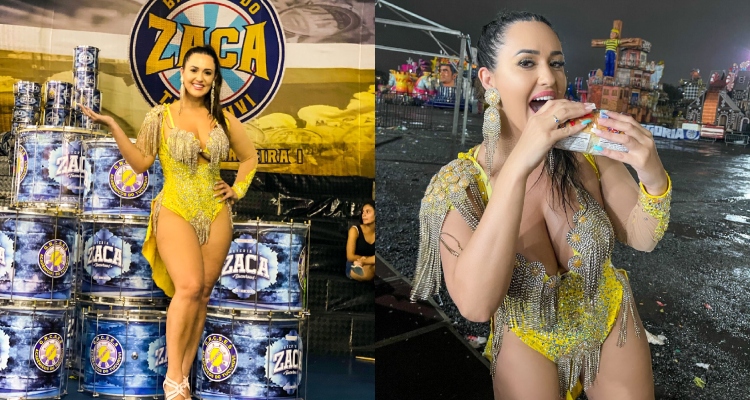 Suzana Simonet mostra preparação para o desfile da Tucuruvi: “Com lanche e sem dieta”