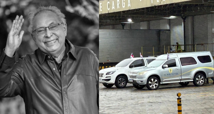 Urgente: corpo de Amazonino Mendes chega em Manaus; veja vídeo