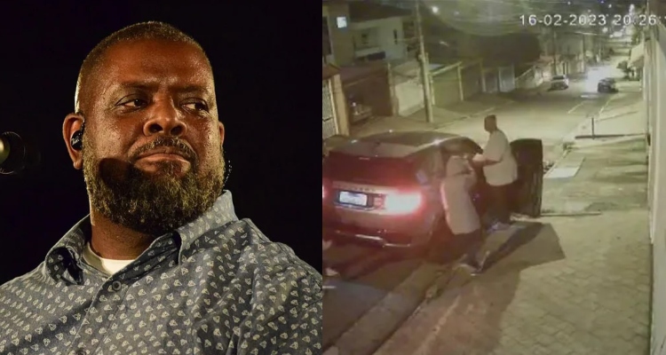 Cantor Péricles tem carro assaltado por bandidos na frente da filha e esposa; veja vídeo