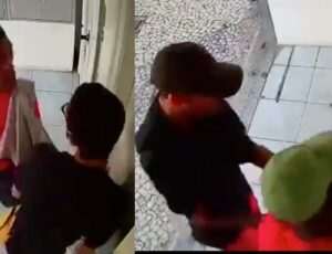 Assaltantes 'tocam o terror' em funcionários de emissora de TV e camisa chama atenção; veja vídeo