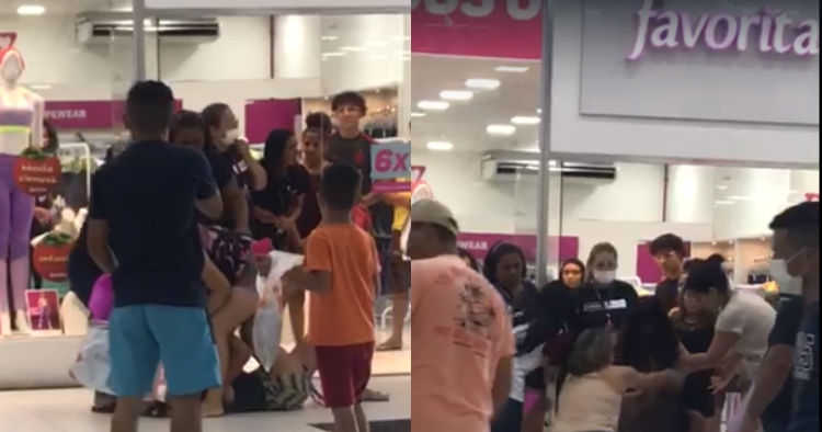 Galerosas disputam quem será a ‘Favorita’ do ‘presente de Deus’ no shopping Cidade Leste; veja vídeo