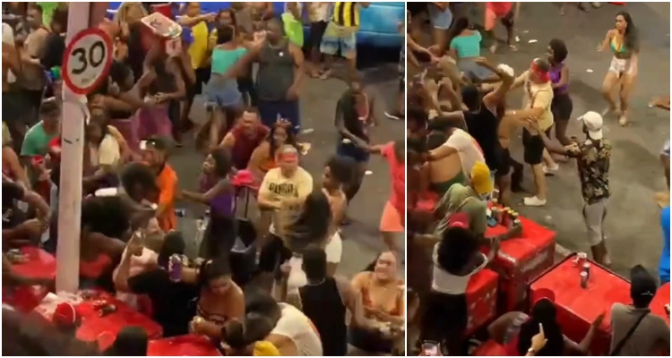 “Porradal” toma conta de bloco de Leo Santana em Salvador; veja vídeo