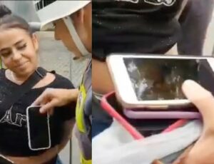 Blindada debocha após ser pega com 13 celulares roubados em bloco de Carnaval: "tá me oprimindo"; veja vídeo