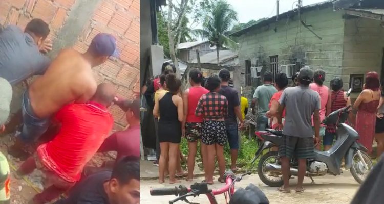 Dor e desespero: mãe vê filho de 5 anos soterrado após temporal no interior do AM; veja vídeo