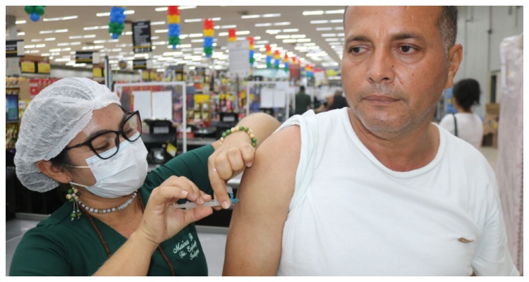 ‘Vacine Já’: Campanha contra a Covid-19 retorna a supermercados de Manaus nessa sexta-feira