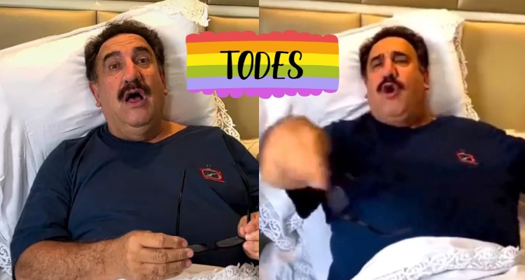 Ratinho “explode” após funcionária pedir pra ele falar ‘Todes’; veja vídeo