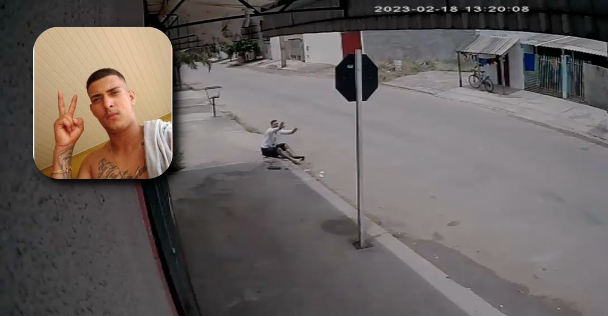 Jovem implora pela vida mas acaba sendo executado no meio da rua; veja vídeo