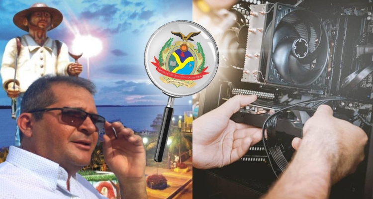 Prefeito de Codajás fica ‘na mira’ do TCE-AM após fechar contrato com empresa “faz-tudo” de informática