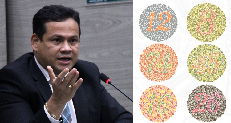 Vereador Eduardo Alfaia propõe teste de daltonismo nas escolas municipais de Manaus