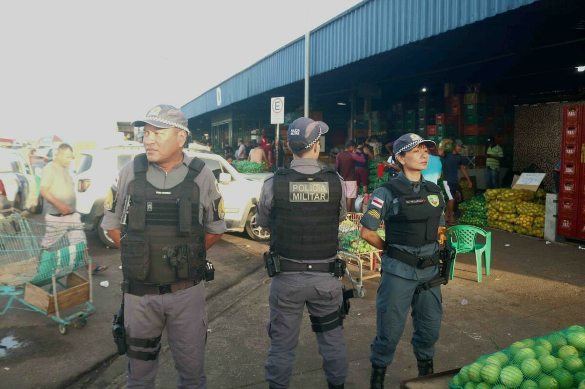 SSP-AM e PMAM reforçam policiamento na área central de Manaus